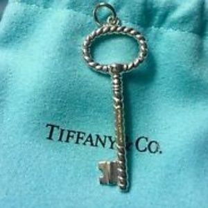 Tiffany & Co. Twisted Rounded Key Pendant